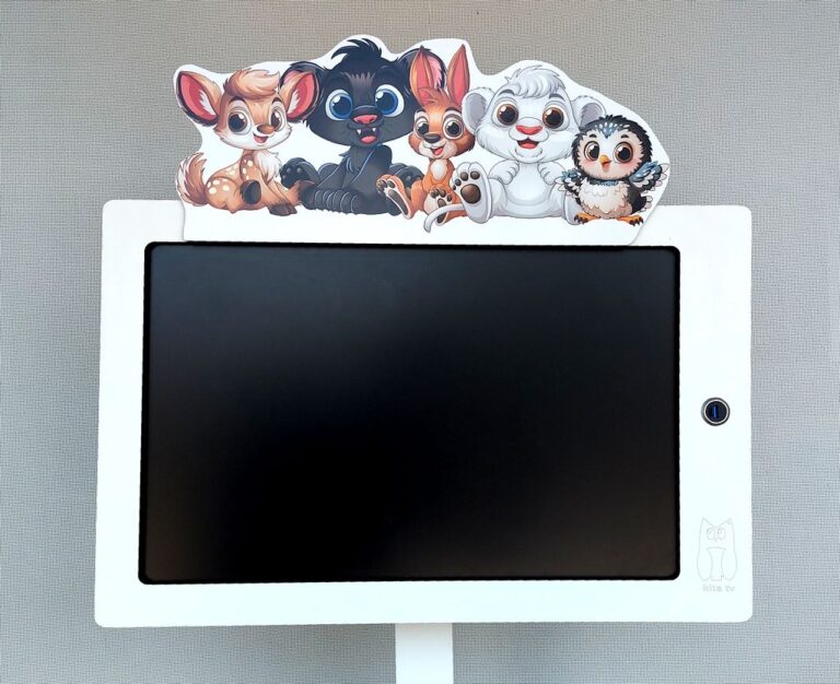KitaTV digitaler Bilderrahmen mit Tierkindermotiv