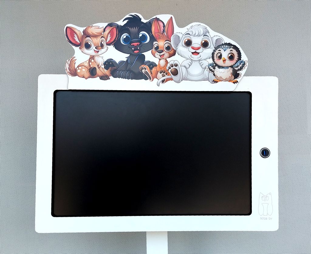 KitaTV digitaler Bilderrahmen mit Tierkindermotiv